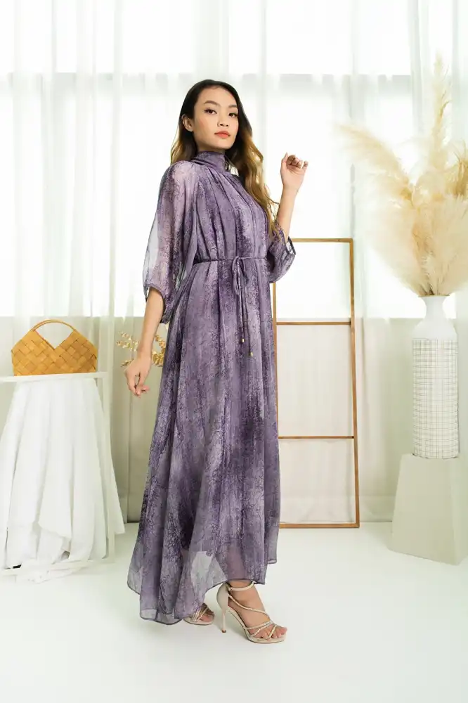 Senja Collection - Kaftan senja ungu