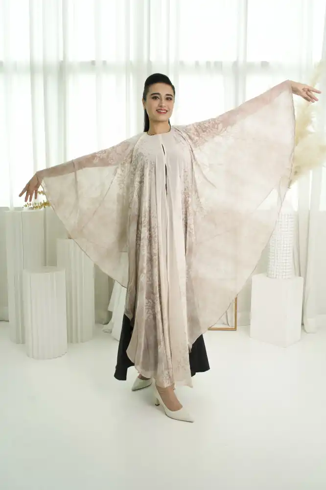 Kayangan Kaftan Collection - Nude Pink